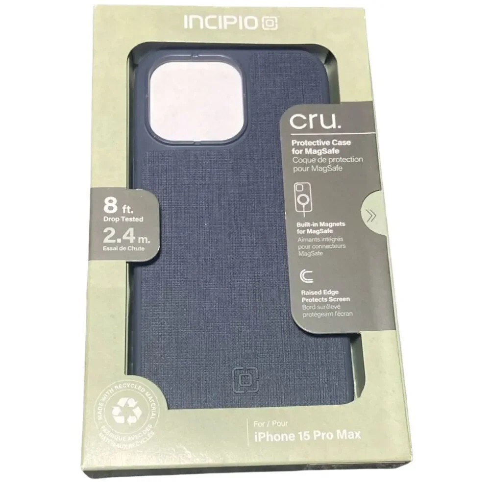iPhone 15 Pro Max Case MagSafe Incipio Navy Blue Hard Cover 6.7